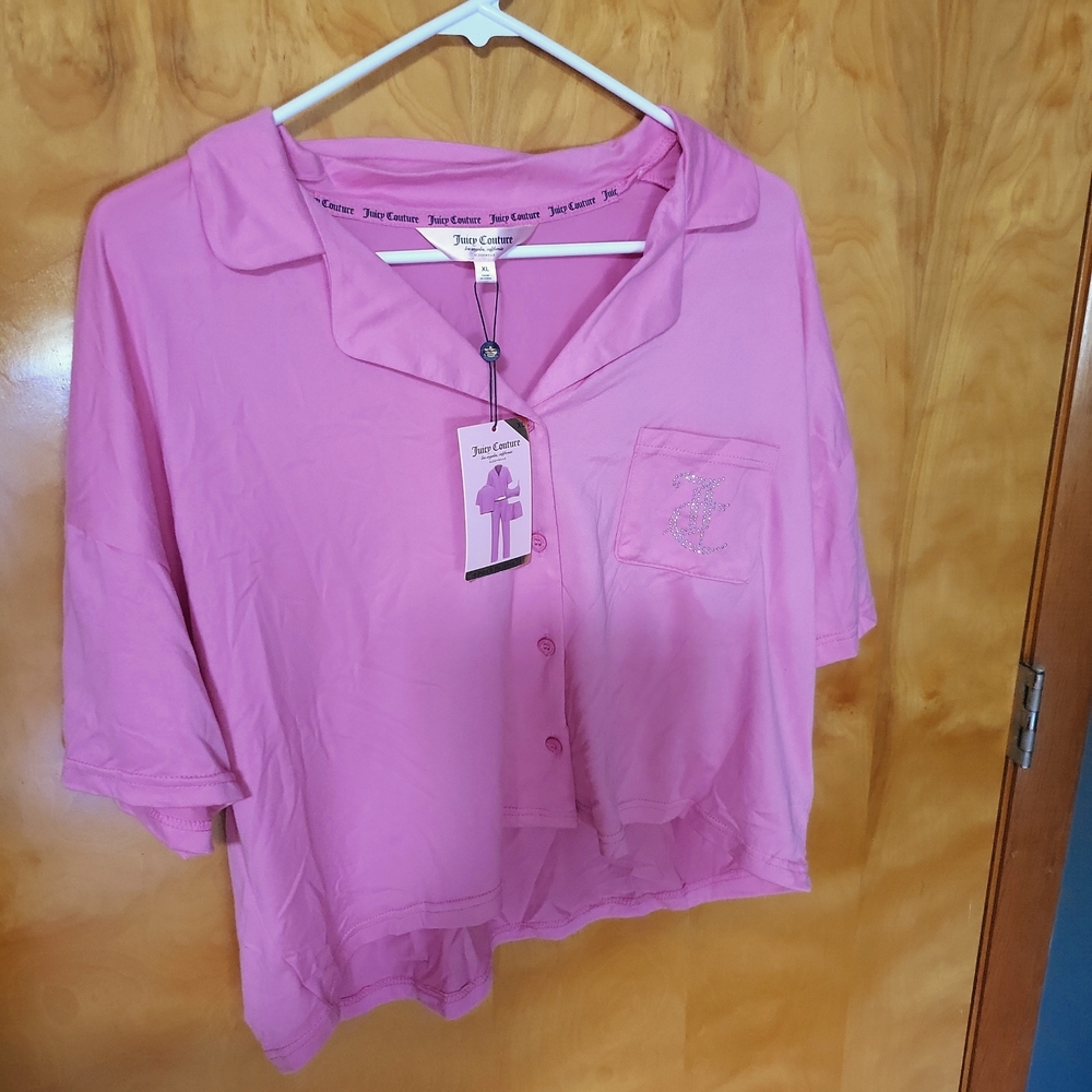 NWT Juicy Couture 4 Pc Pink Sleepwear Set